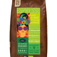 Kirjokahvi, espressopapu,  Burundi/Tansania, luomu, 500g